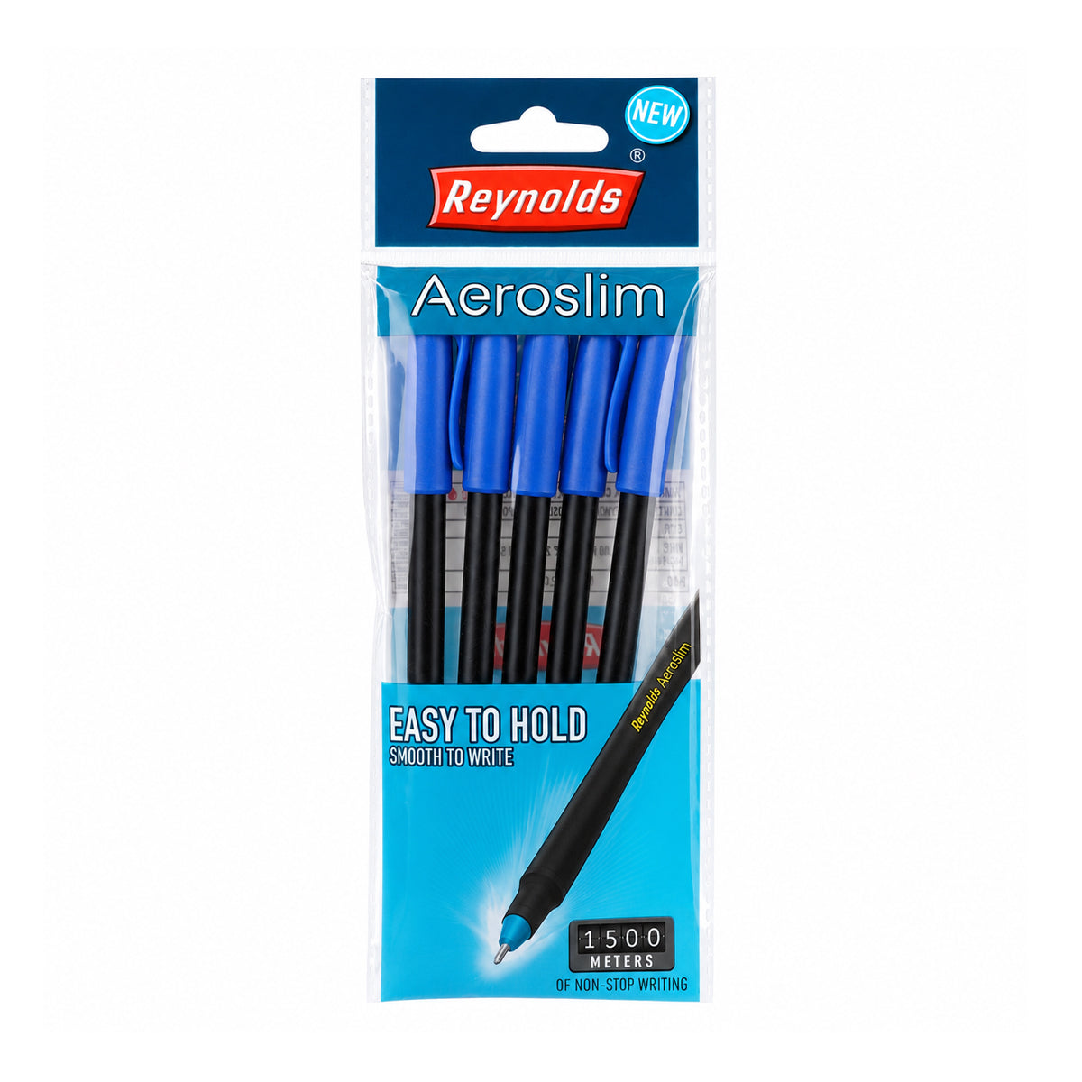 Reynolds Aeroslim Ballpoint Pen – Pack of 7 | Slim Design & Smooth Ink