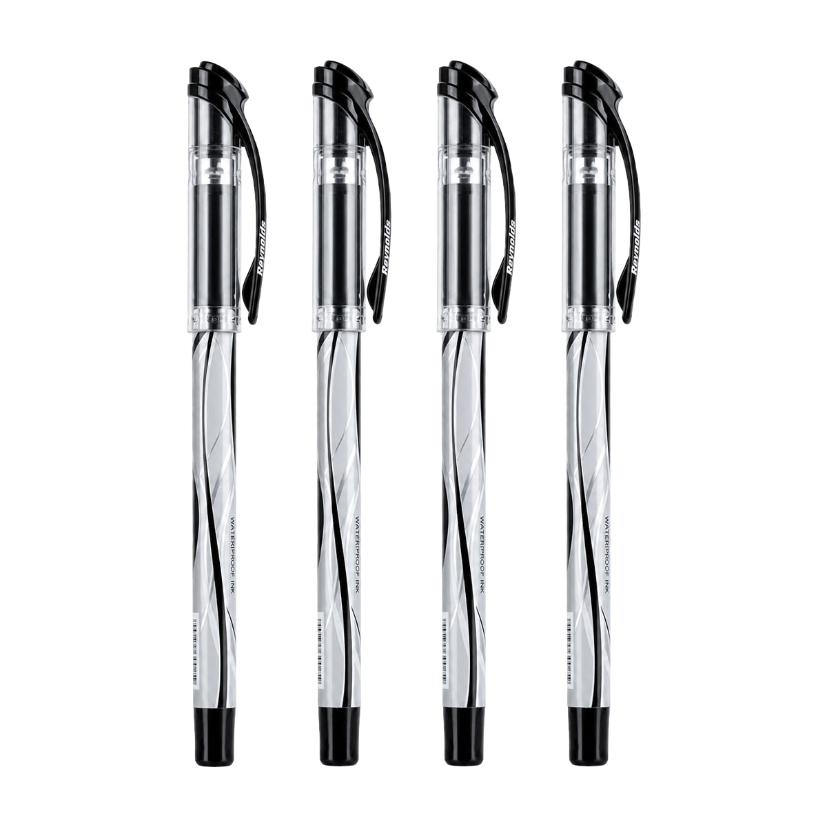 Reynolds Racer Gel Pen – Pack of 9 | Black Ink | Smooth & Vibrant