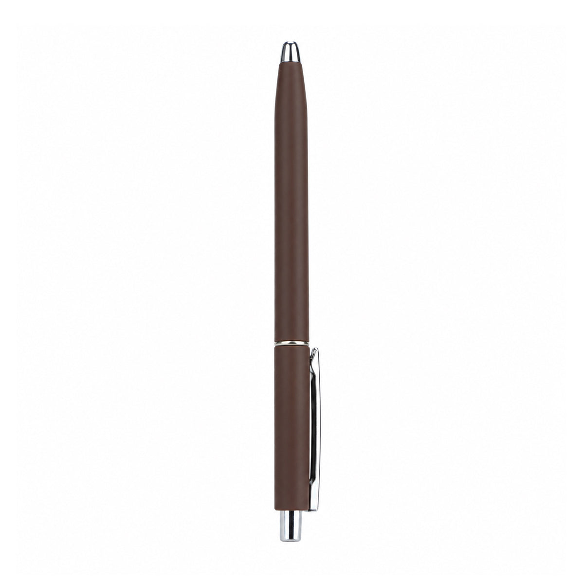 Reynolds Jetter Aerosoft Ball Pen — Pack of 2 | 0.7mm | Blue Ink | Matte Brown