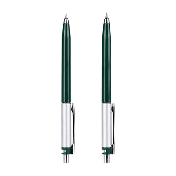 Reynolds Jetter Premier Ball Pen — Pack of 2 | 0.7mm | Blue Ink | Green