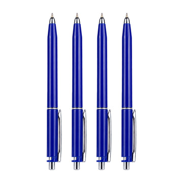 Reynolds Jetter Classic Ball Pen — Pack of 4 | Blue Ink | Retractable