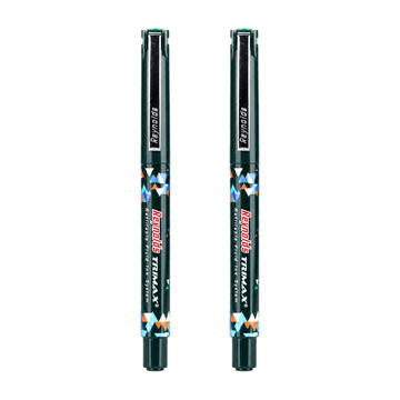 Reynolds Trimax Roller Gel Pen — Pack of 2 | Green Ink | Smooth Writing