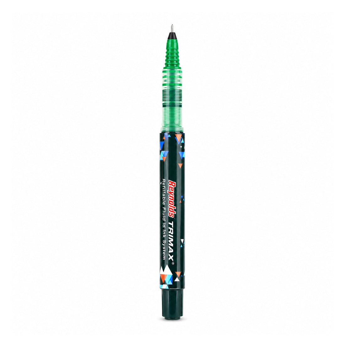 Reynolds Trimax Roller Gel Pen — Pack of 2 | Green Ink | Smooth Writing