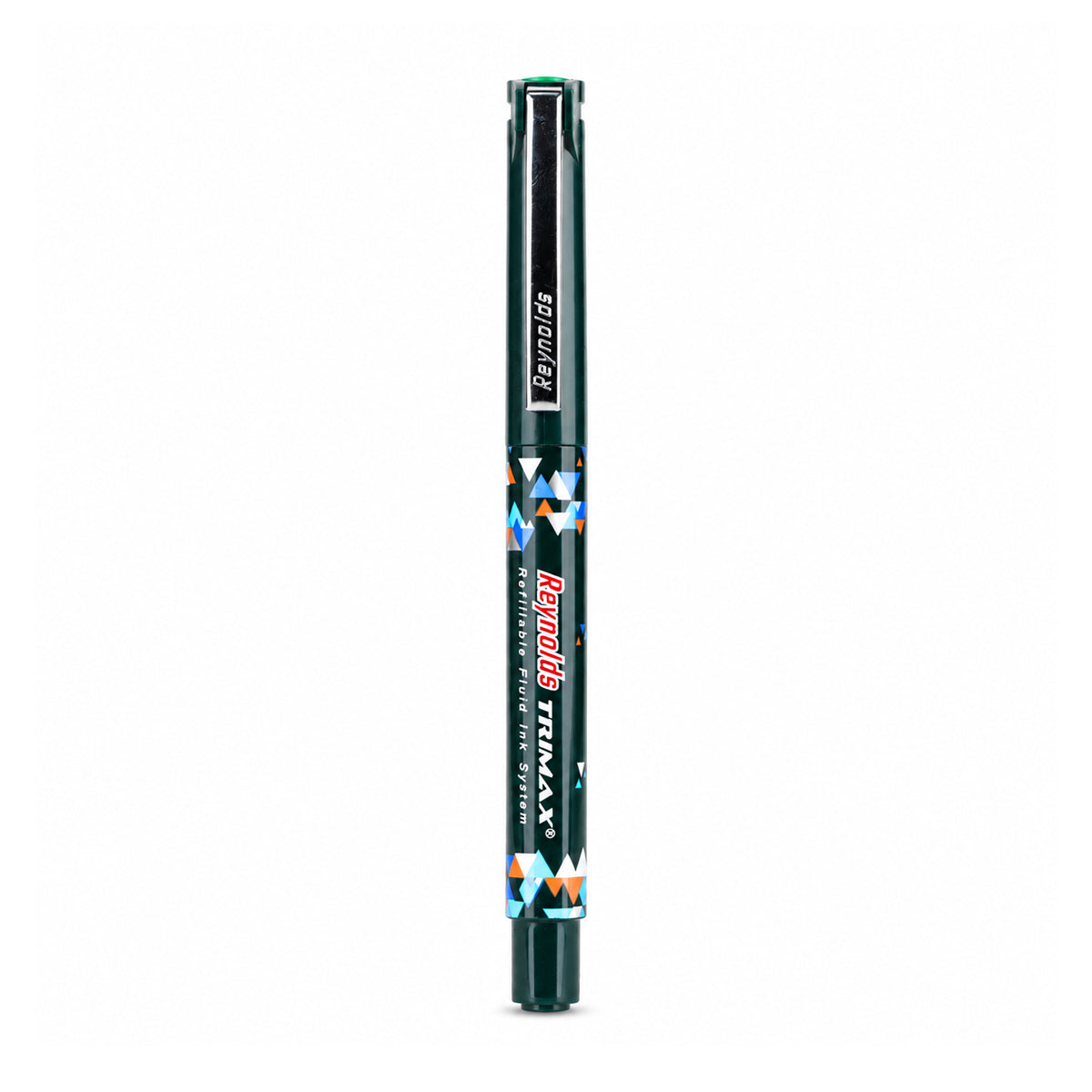 Reynolds Trimax Roller Gel Pen — Pack of 2 | Green Ink | Smooth Writing