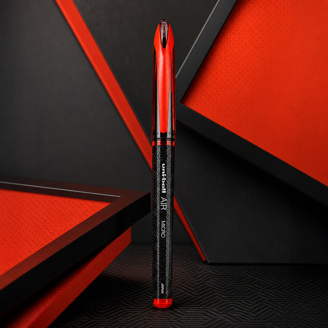 uni-ball Air Micro UBA188M Red Ink Rollerball Pen - Smooth Medium Tip