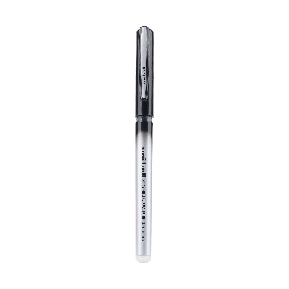 Uni-ball UB215 Micro Black 0.5mm Rollerball Pen - Waterproof Super Ink