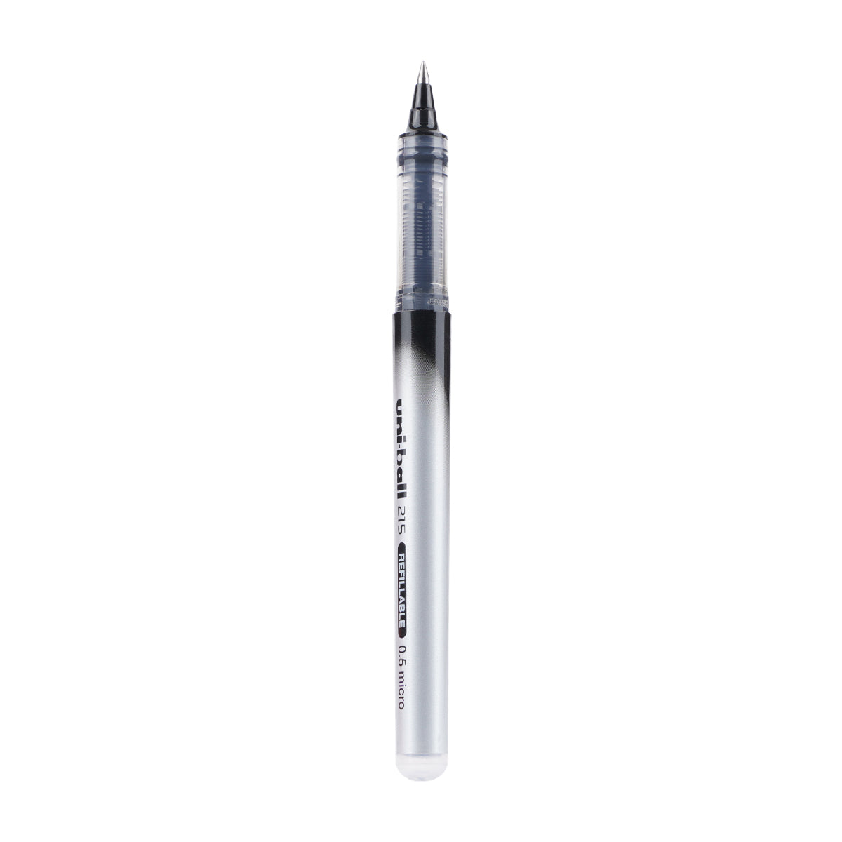 Uni-ball UB215 Micro Black 0.5mm Rollerball Pen - Waterproof Super Ink