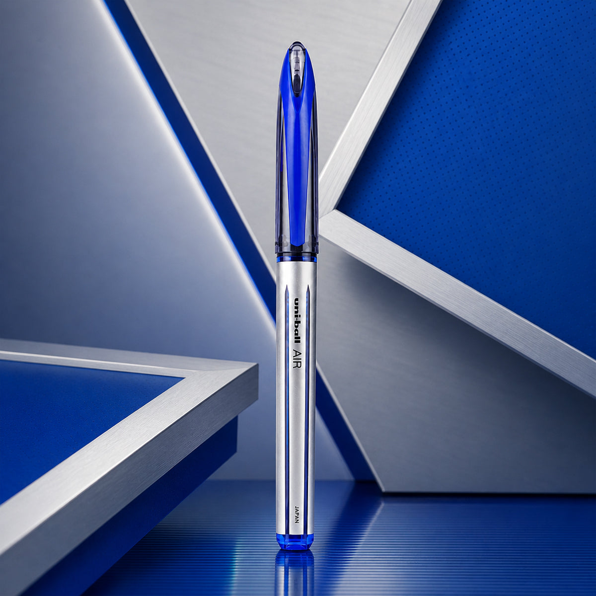 Uni-ball Air Micro UBA188L Blue Ink Gel Pen - Ultra-Smooth Super Ink