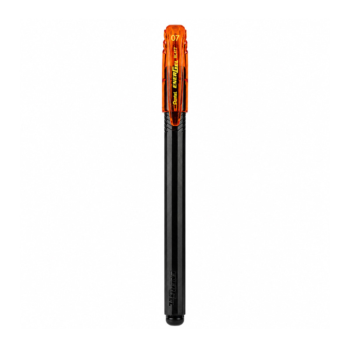 Pentel Energel Orange 0.7mm Gel Pen Set of 2 - Quick-Dry Liquid Ink