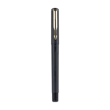 Luoshi GP-2073B Matte Black 1.0mm Gel Pen - Blue Ink Premium