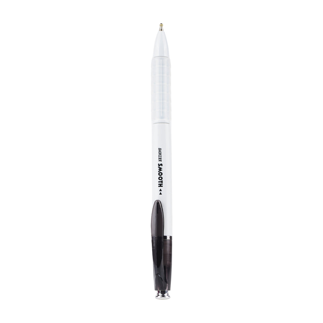 Baoke B58 White 1.0 mm Click Ball Pen – Set of 5