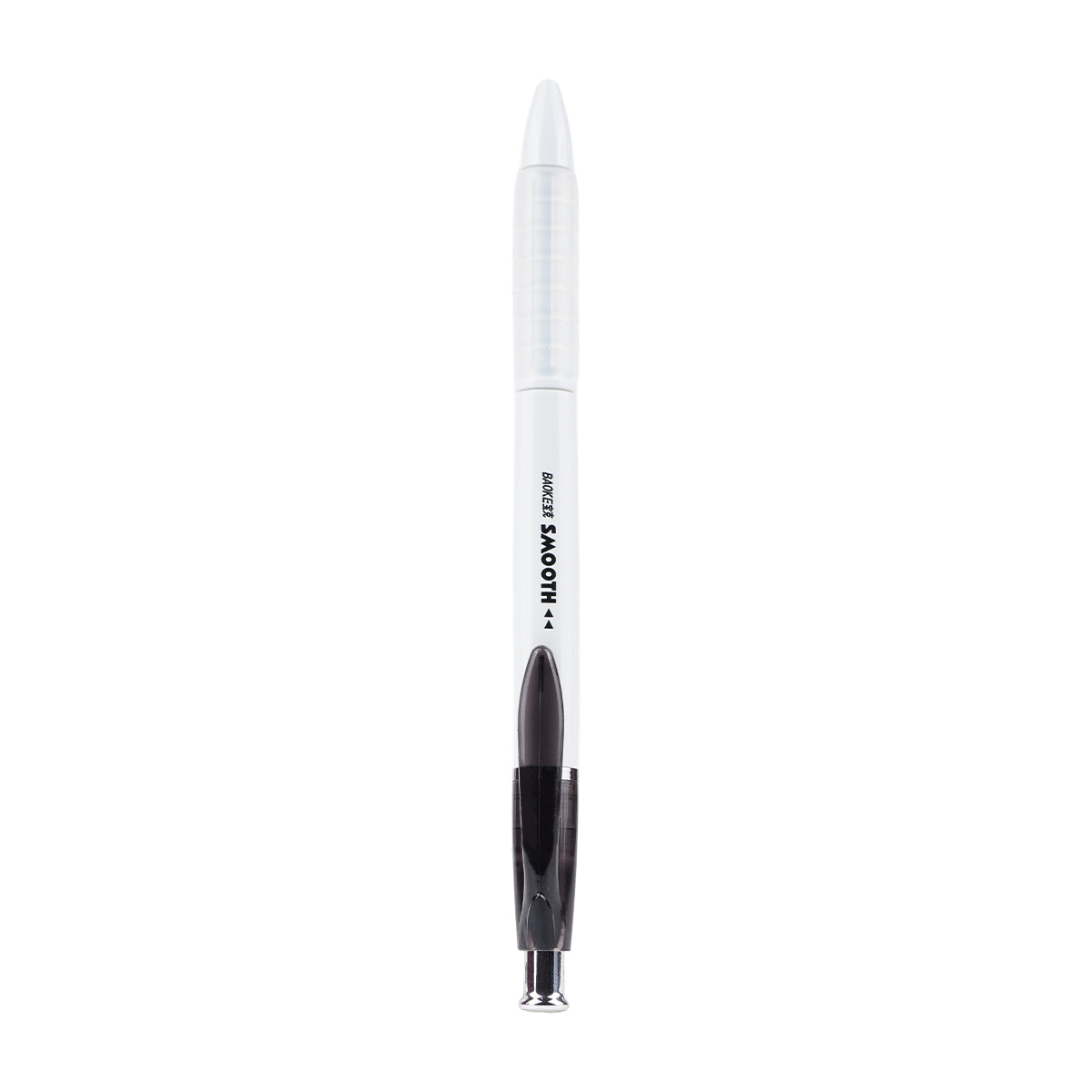 Baoke B58 White 1.0 mm Click Ball Pen – Set of 5