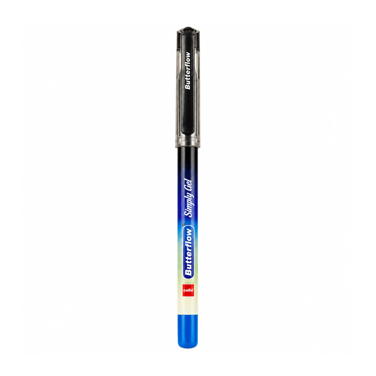 Cello Butterflow Black Gel Pen – Set of 10