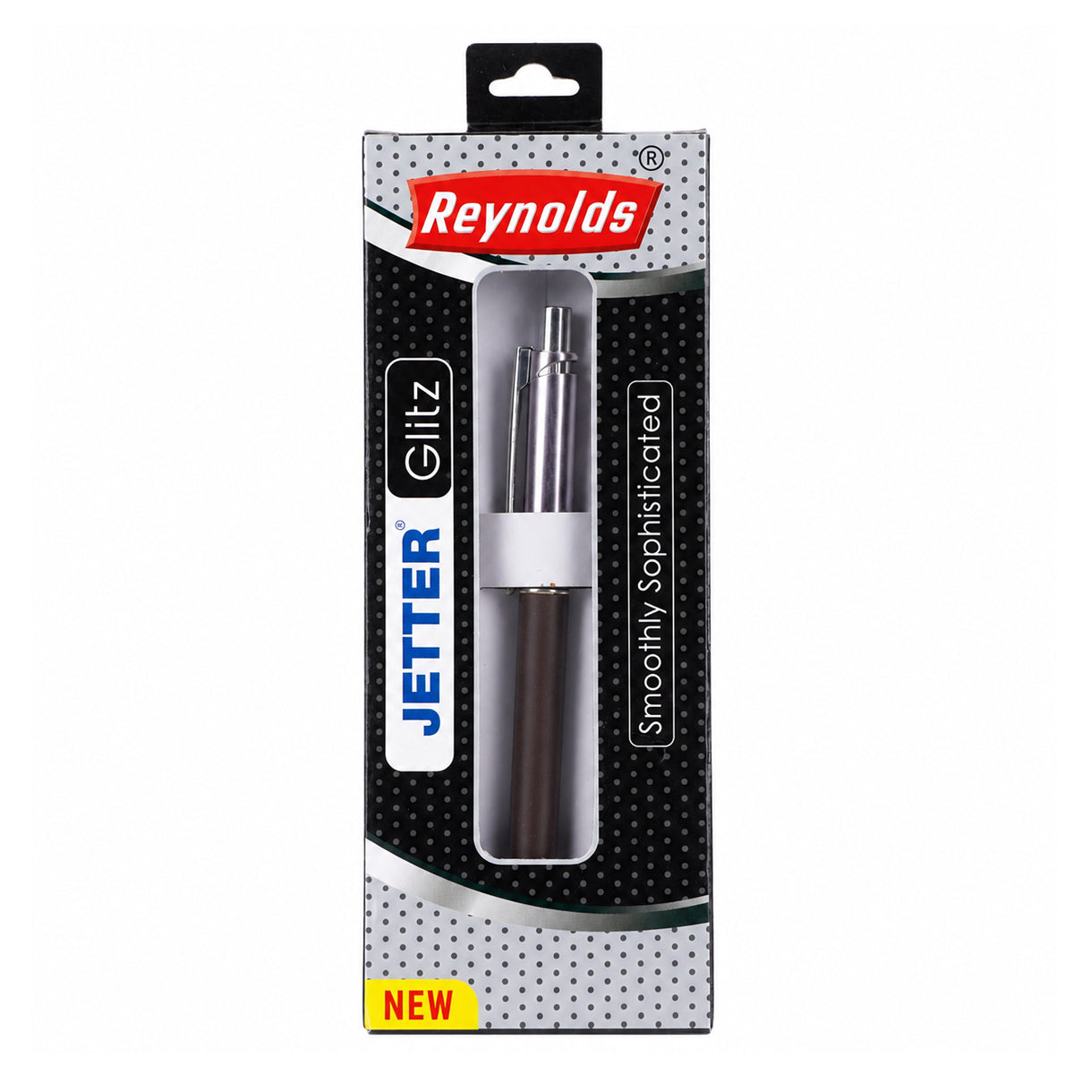 Reynolds JETTER GLITZ Ball Pen Set of 2 | Blue Ink | Smooth Writing