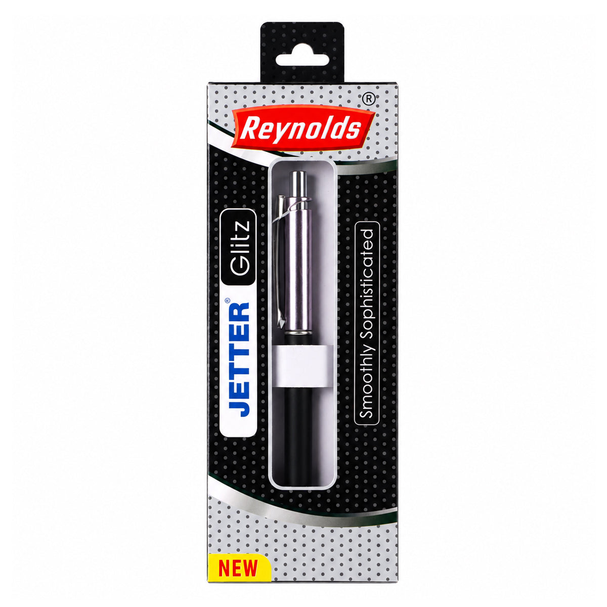 Reynolds JETTER GLITZ Ball Pen Set of 2 | Blue Ink | Smooth Writing
