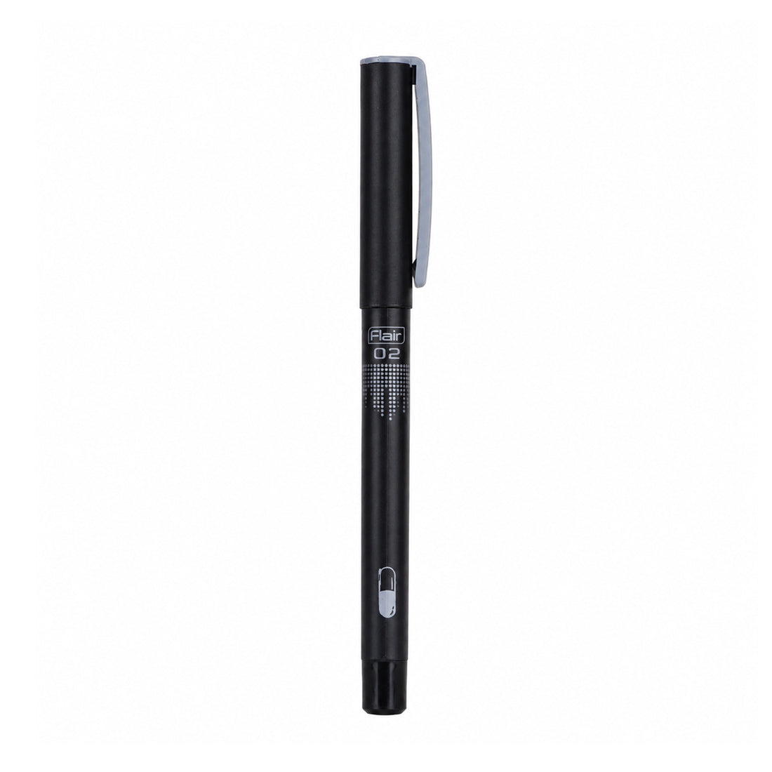 Flair 02 Black Ink Ball Pen — Black Body