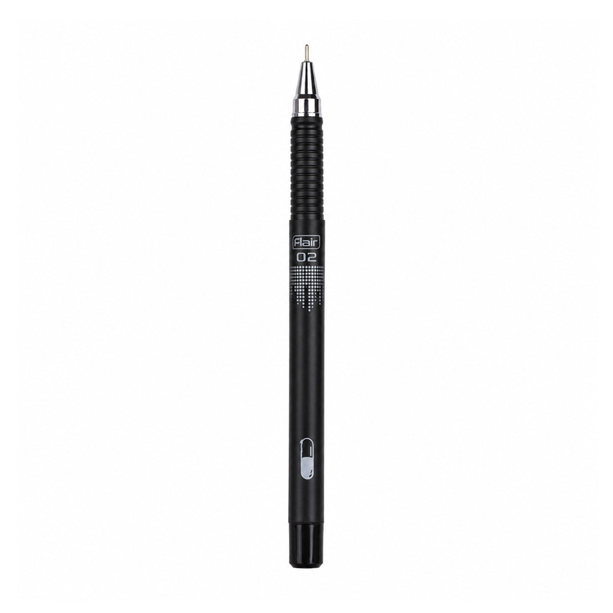 Flair 02 Black Ink Ball Pen — Black Body