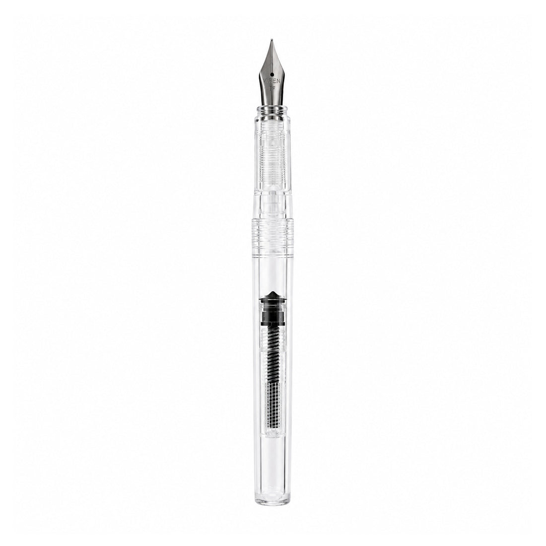 Yiren 312B Transparent Purple Fine Nib Converter Fountain Pen