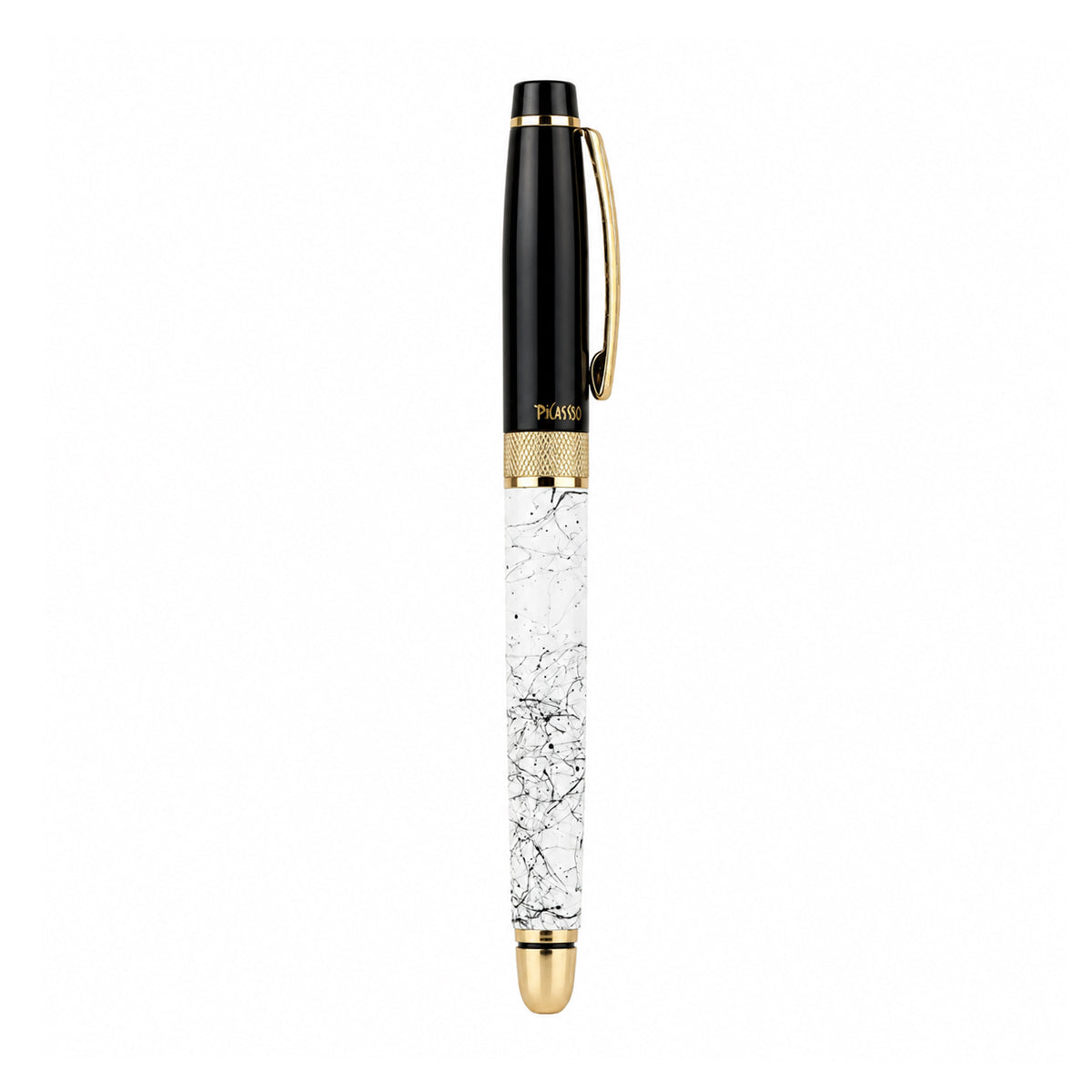 Picasso Parry Verona White Marble Pattern Ball Pen