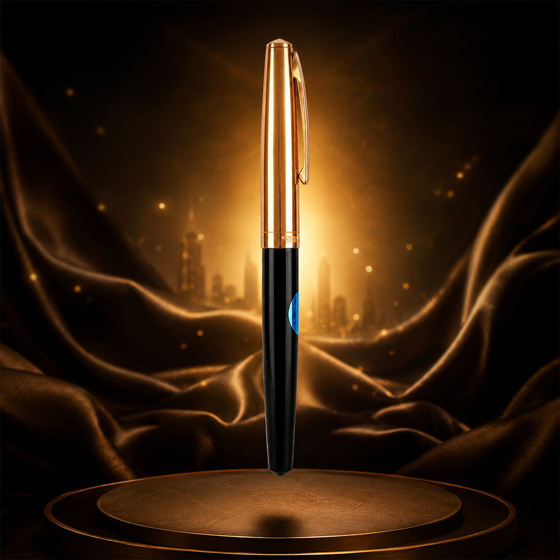 Hero 330 Black Aerometric Fine Nib Fountain Pen