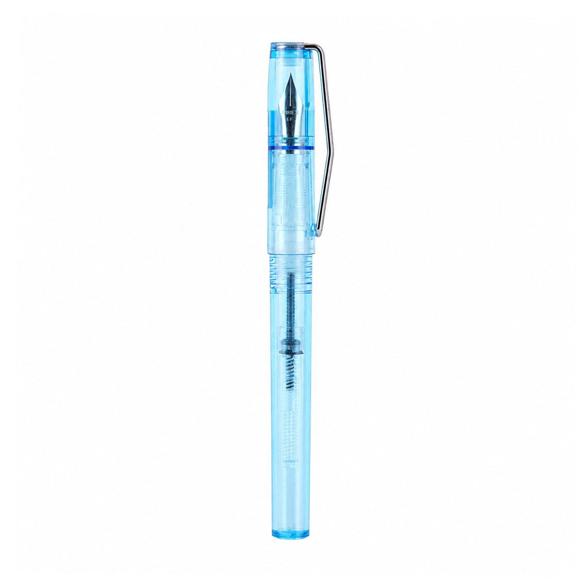 Yiren 312A Transparent Blue Fine Nib Converter Fountain Pen