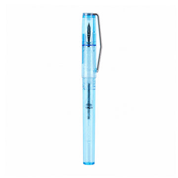 Yiren 312A Transparent Blue Fine Nib Converter Fountain Pen