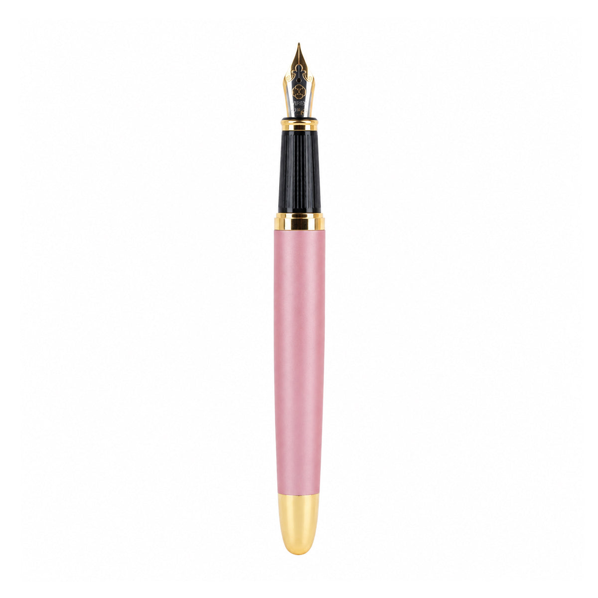 Luoshi 860 Matte Pink Fountain Pen – Fine Nib, Dragon Design