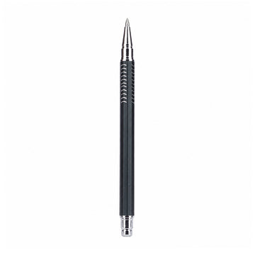 Pentel BL457 EnerGel Black Cap Rollerball Pen - Medium Tip, Metal Body