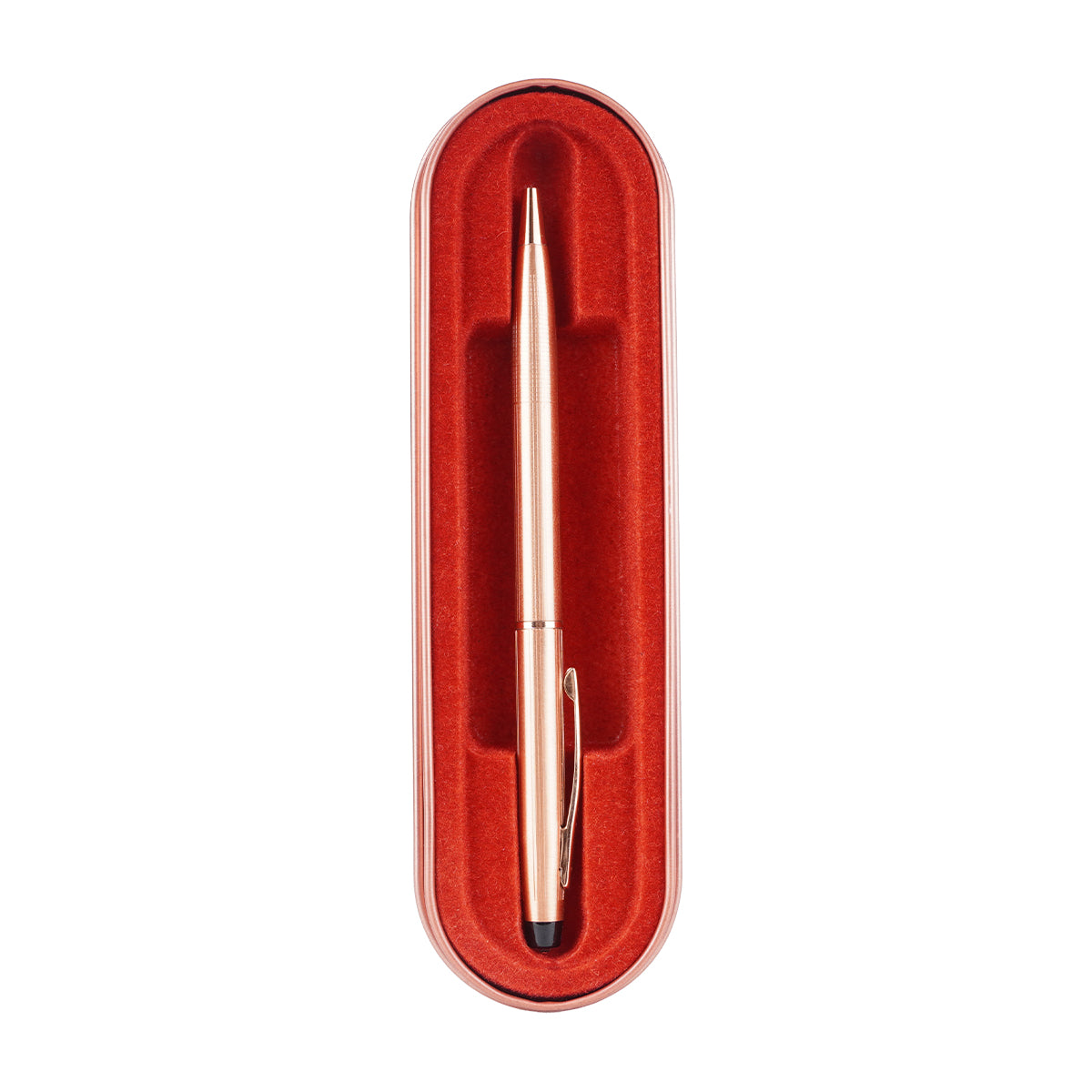Submarine 1064 Twist Ballpen - Glossy Copper Metal, Fine Blue Ink