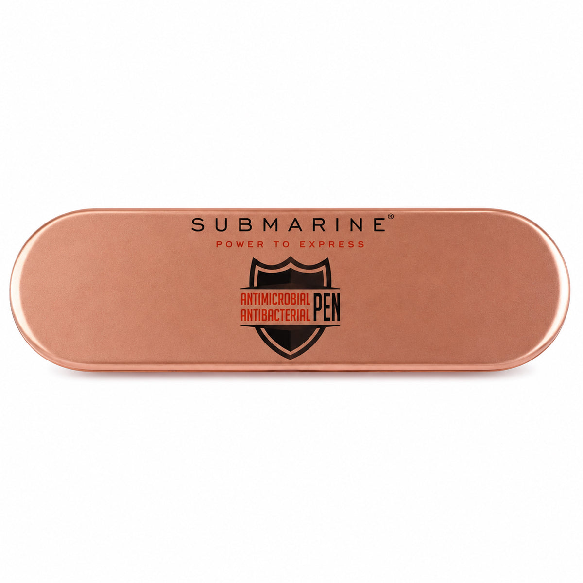 Submarine 1064 Twist Ballpen - Glossy Copper Metal, Fine Blue Ink