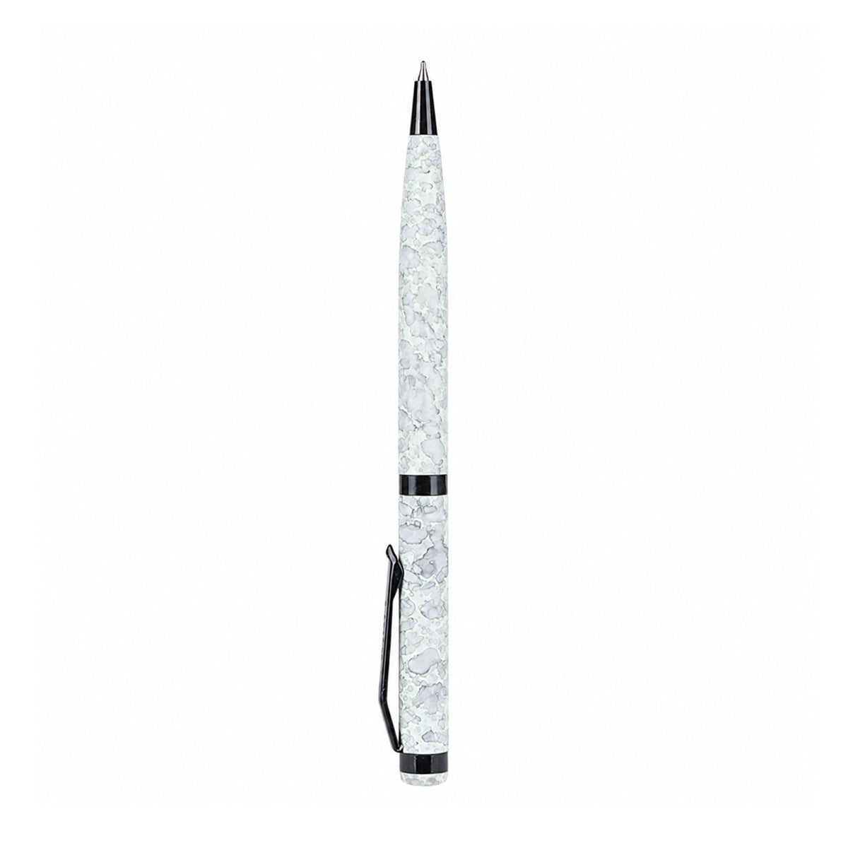 Submarine 993 Marble Dream Twist Ballpen - Green Marble Brass