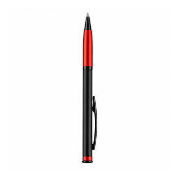 Submarine 872 Seaboy Twist Ballpen - Matte Black & Red Aluminum