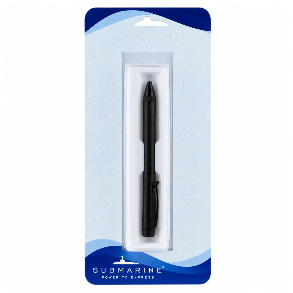 Submarine 1047 Twist Ballpen - Matte Black Aluminum