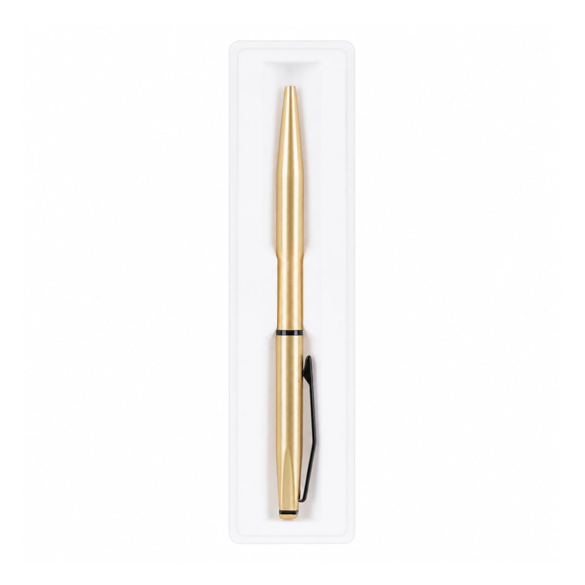 Submarine 992 Twist Ballpen - Matte Gold Aluminum Black Clip
