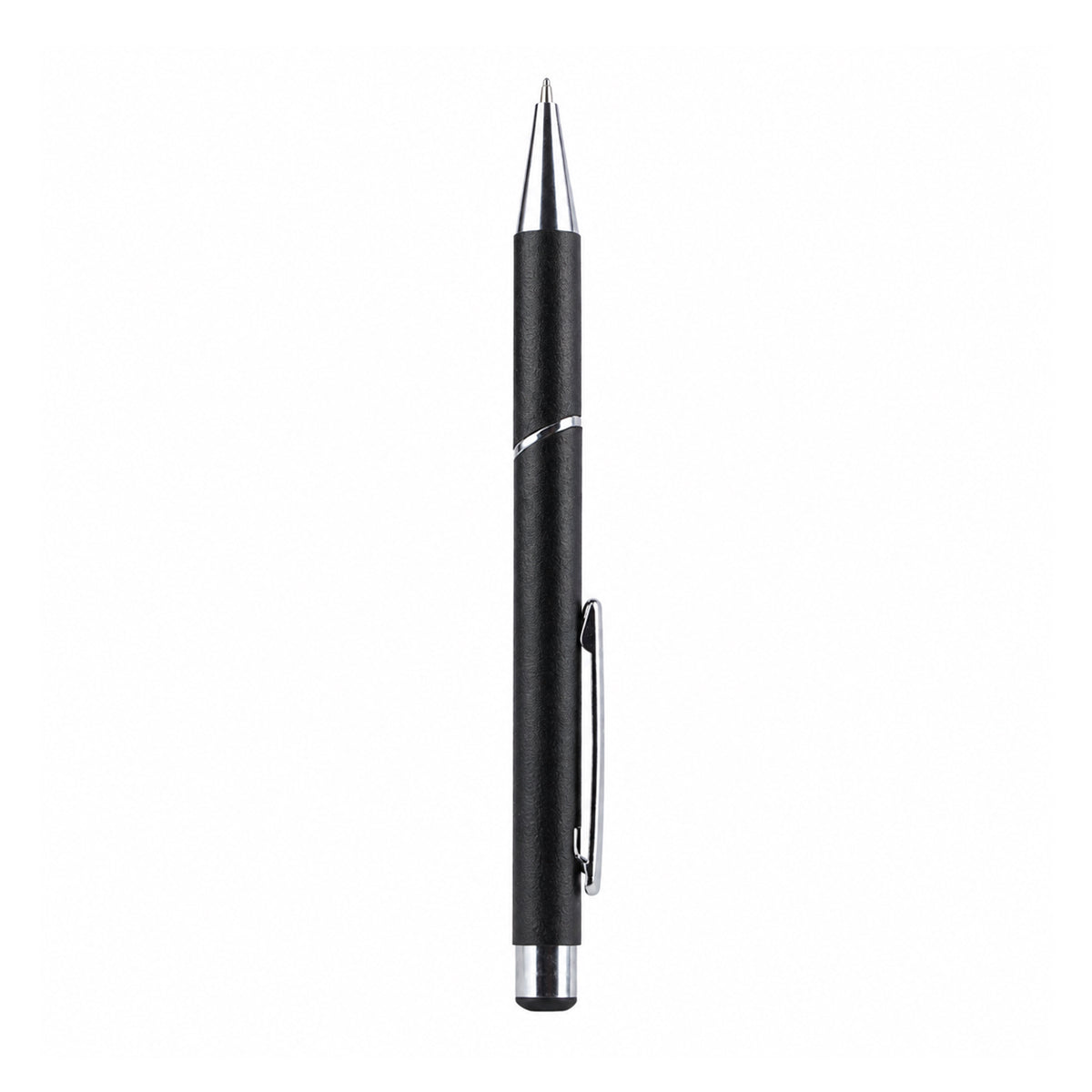 Submarine 843 Retractable Ballpen - Matte Black Metal Fine Tip Blue Ink