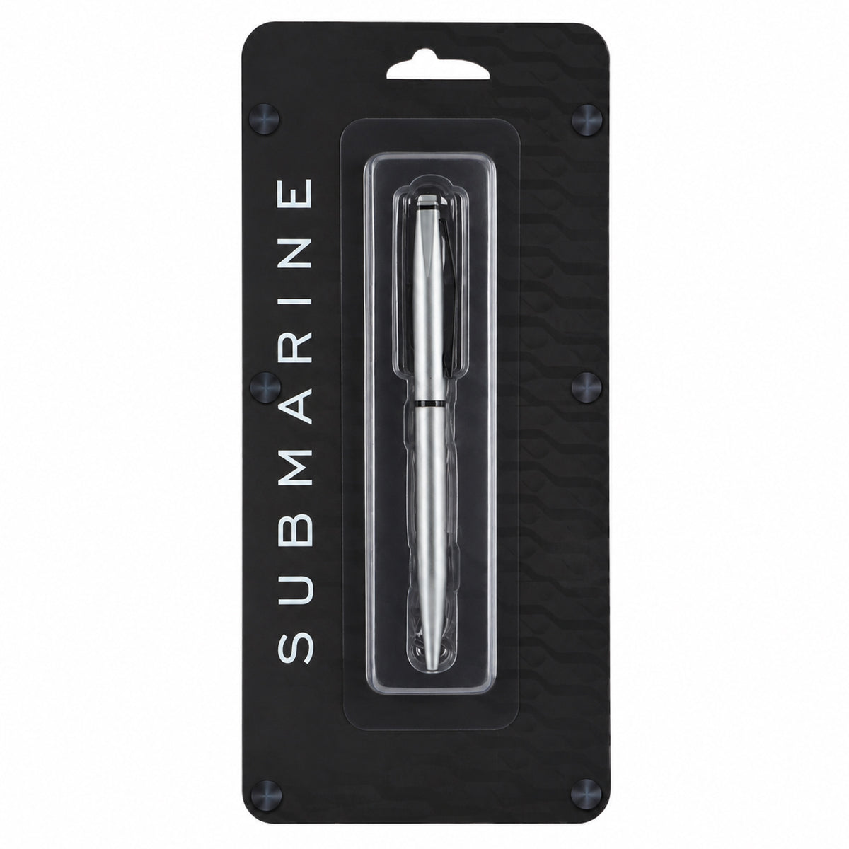 Submarine 992 Twist Ballpen - Matte Gray Metal Fine Tip Blue Ink