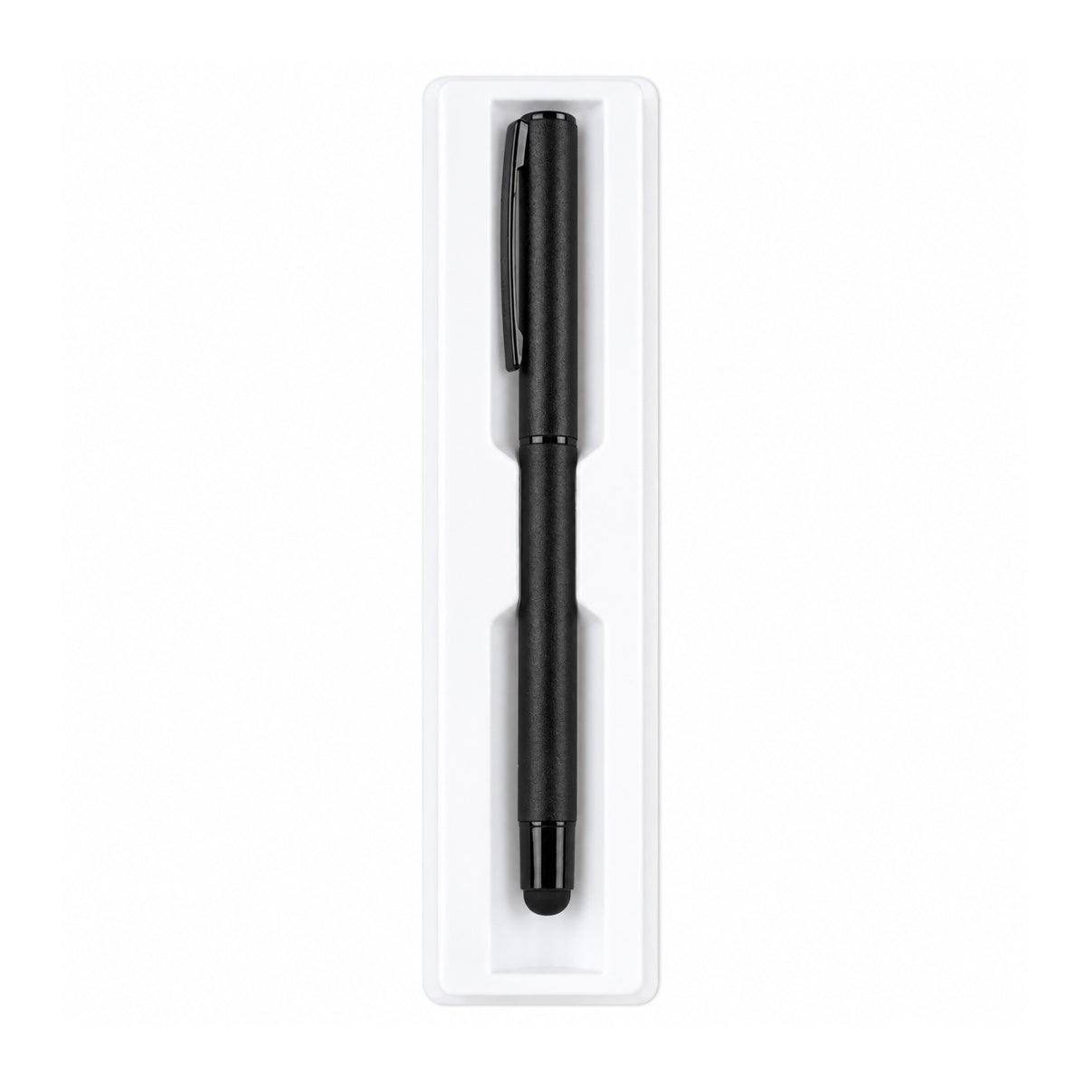 Submarine 961 Cap Ballpen - Matte Black Aluminum Fine Tip Blue Ink