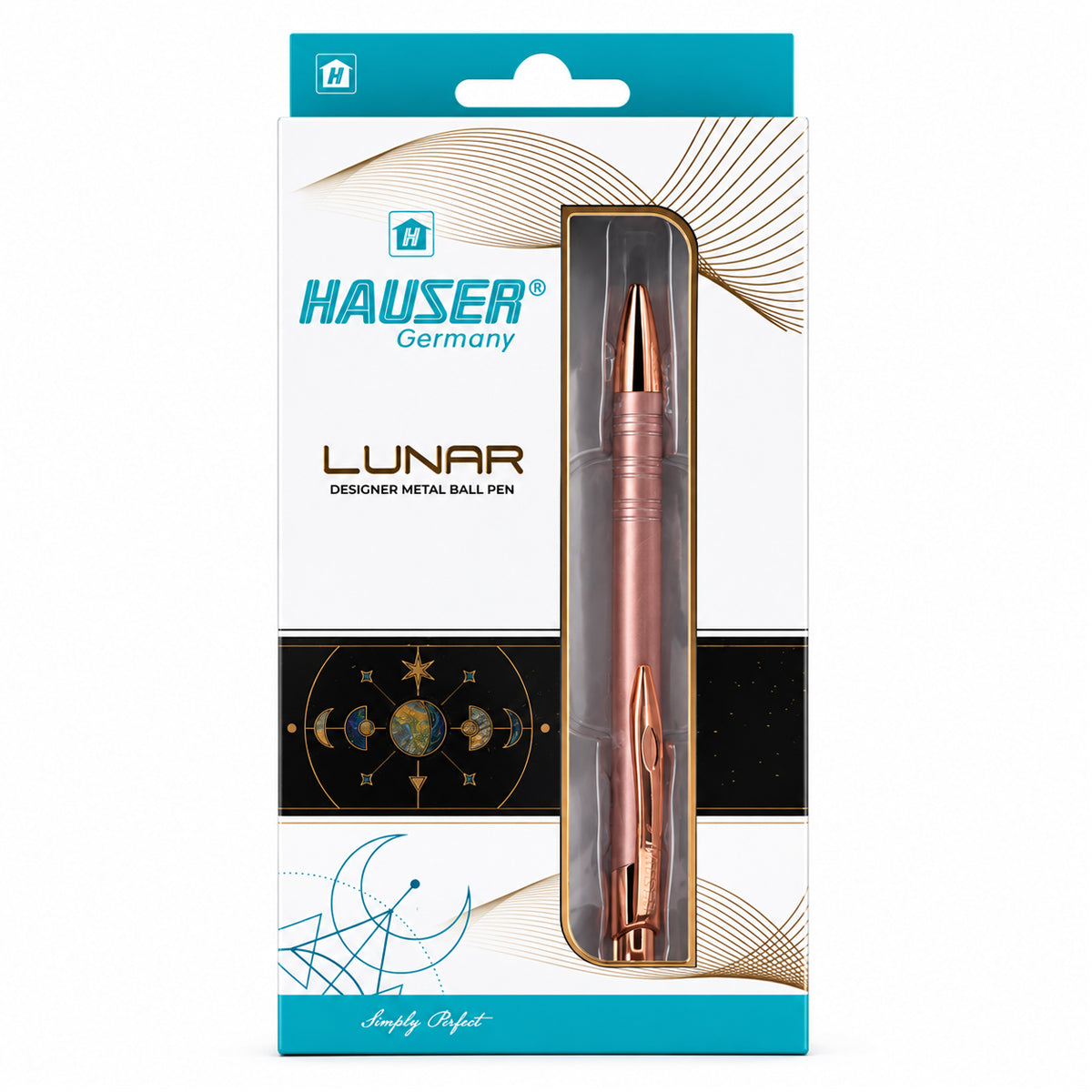 Hauser Lunar Designer Metal Ball Pen