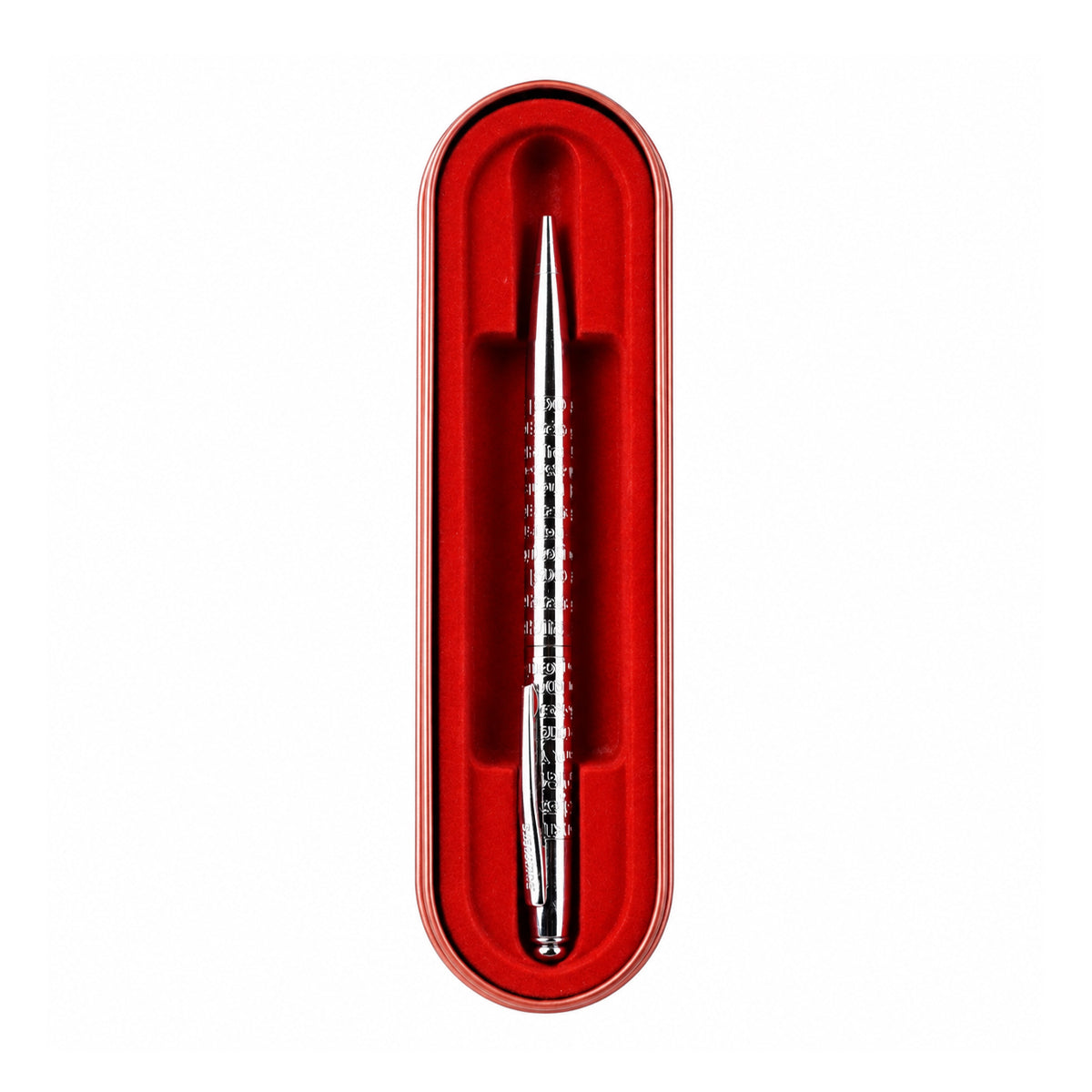 Submarine 1063 Silver Ball Pen — "Thank You" in 7 Languages