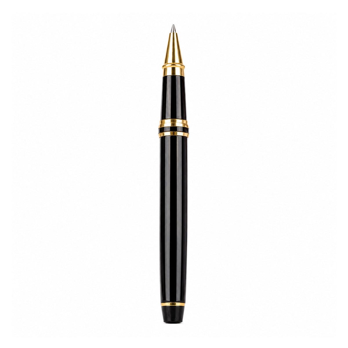 Submarine 827 Roller Pen — Black Metal Body — Cap Mechanism