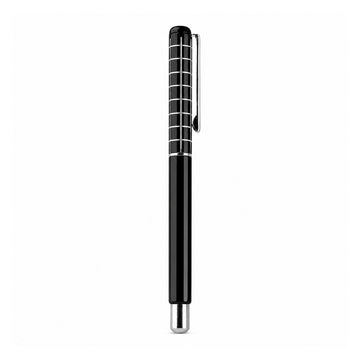 Submarine 696 Black Body with Silver Clip Check Designed Cap Type Roller Ball Pen