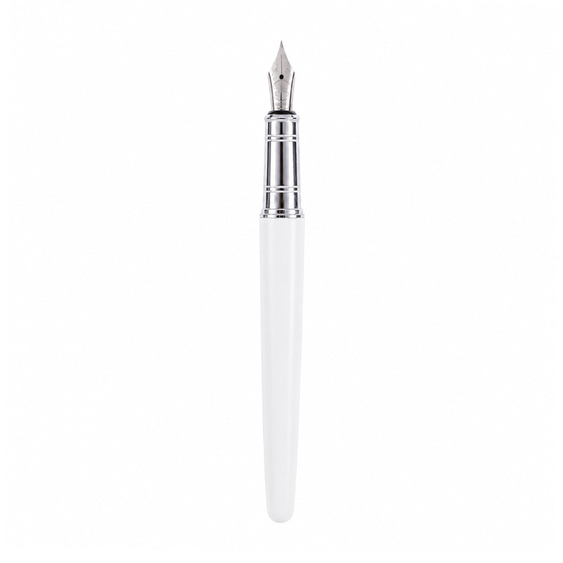 Domain Lion 361 White Fine Nib Converter Fountain Pen