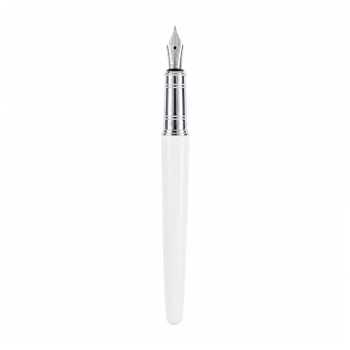 Domain Lion 361 White Fine Nib Converter Fountain Pen