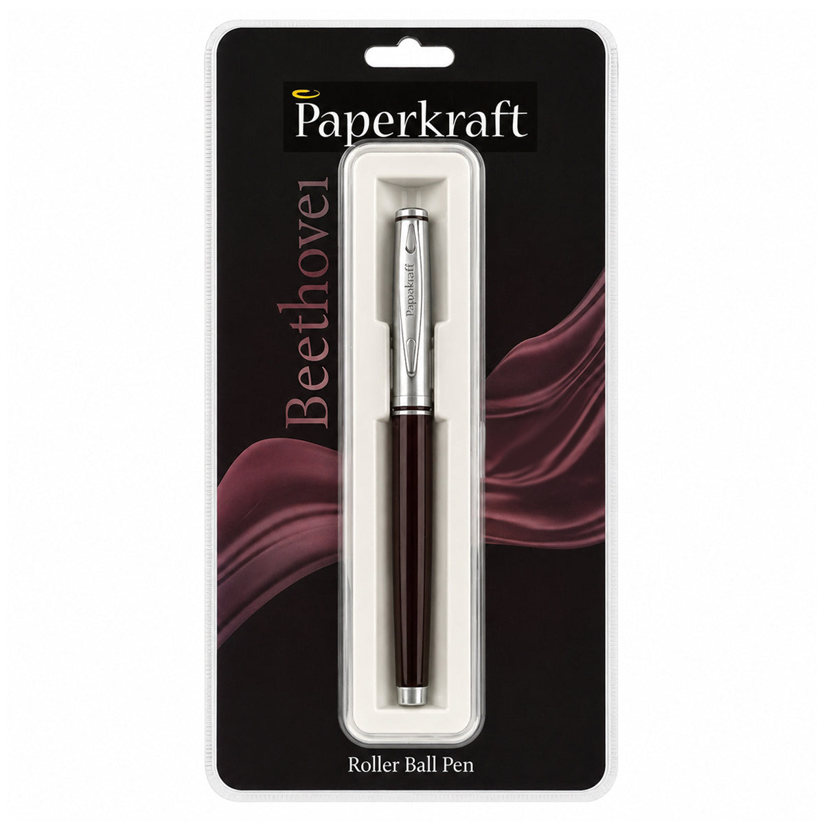 Paperkraft Beethoven Black Roller Pen | Fine Tip | Blue Ink