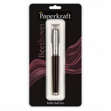 Paperkraft Beethoven Black Roller Pen | Fine Tip | Blue Ink