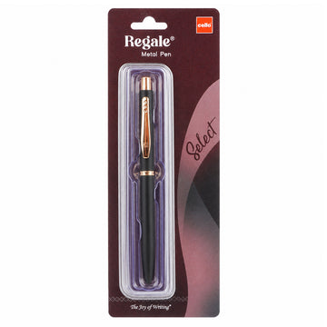 Cello X-pression Black Twist Ball Pen | Fine Tip | Blue Ink