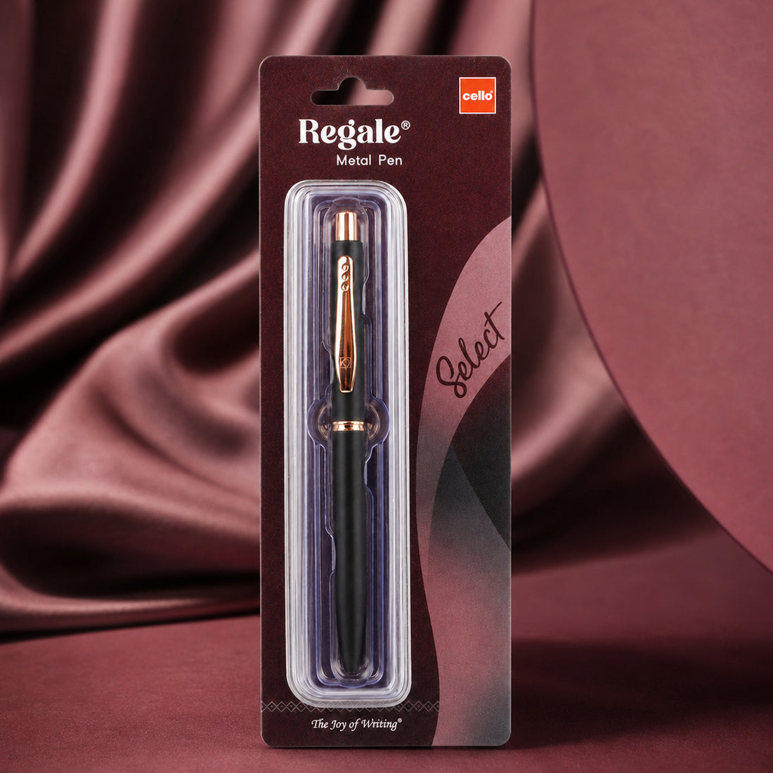 Cello X-pression Black Twist Ball Pen | Fine Tip | Blue Ink