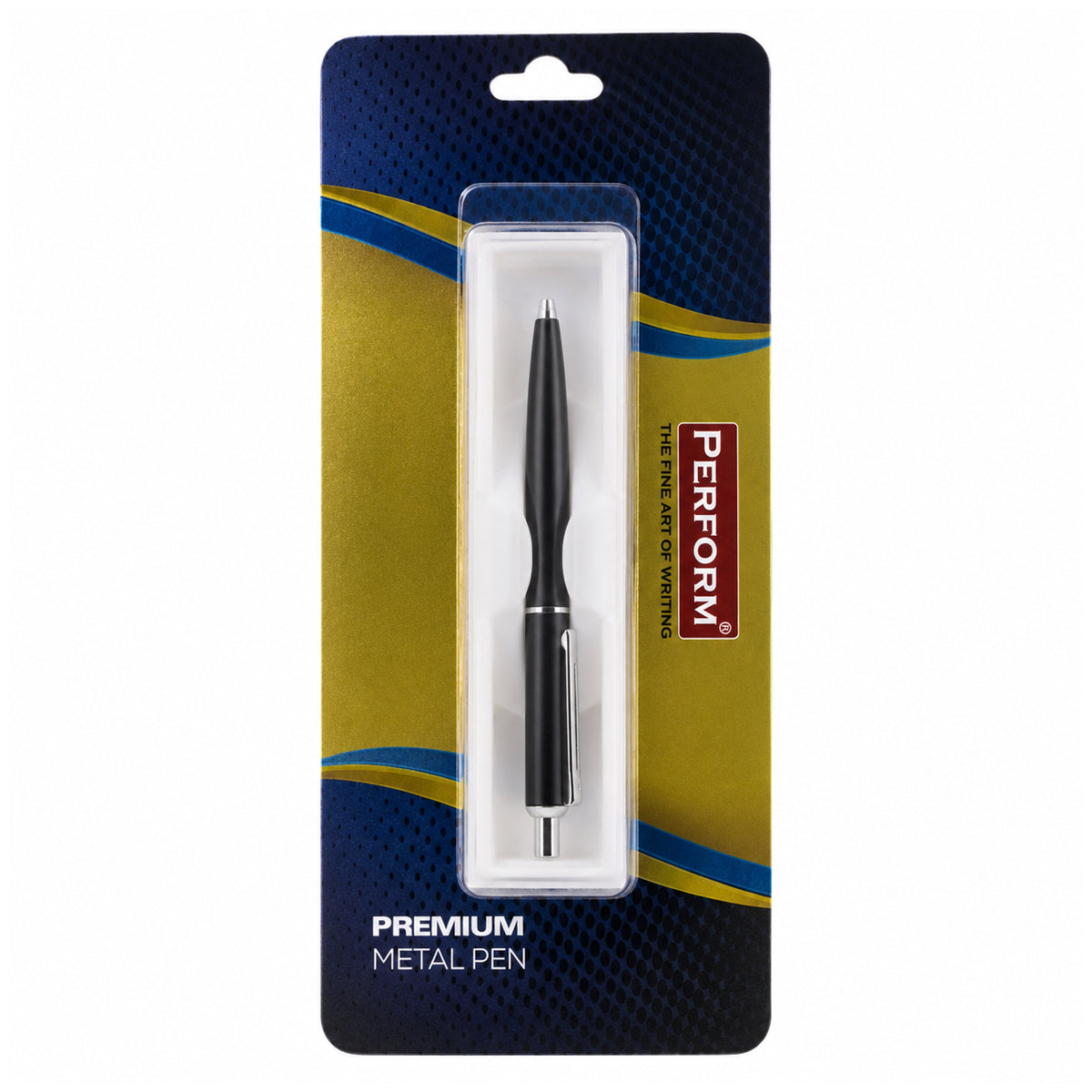Perform Stylus Retractable Ballpen - Matte Black with Fine Blue Ink