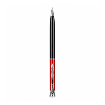 Perform Status Glossy Twist Ballpen - Red & Black with Fine Blue Ink