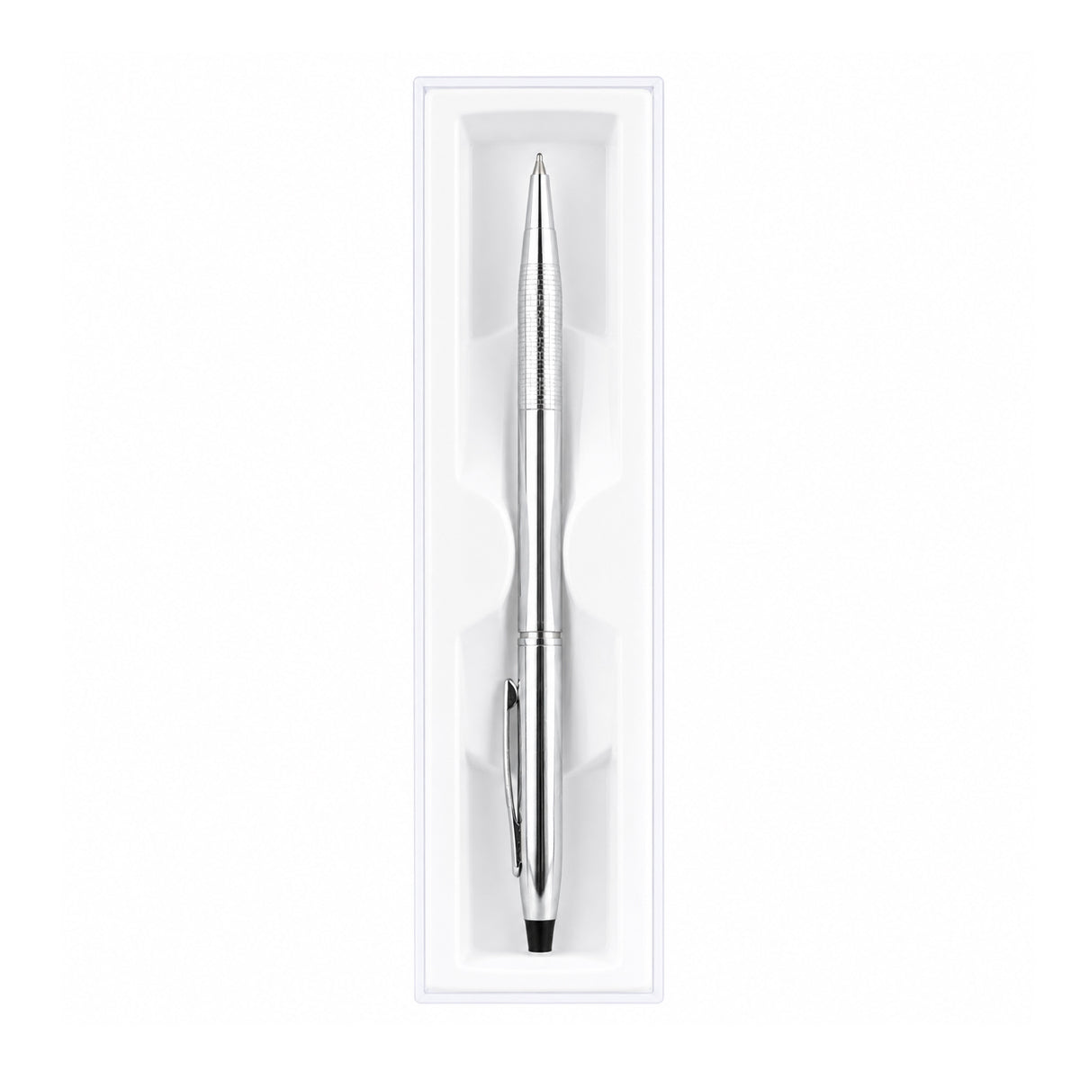 Perform Cross Full Chrome Twist Ball Pen | Fine Tip | Blue Ink